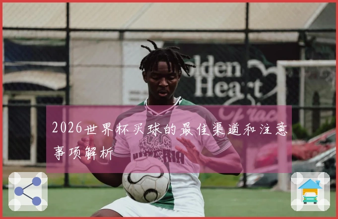 2026世界杯买球的最佳渠道和注意事项解析